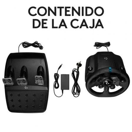 Logitech G G923 Volante y Pedales TRUEFORCE Negro